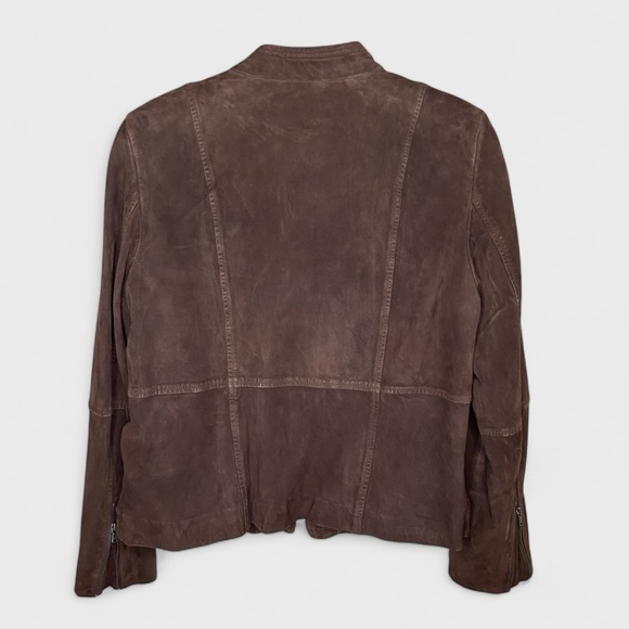 ECRU suede jacket, brown, size 10 - Picture 2 of 6